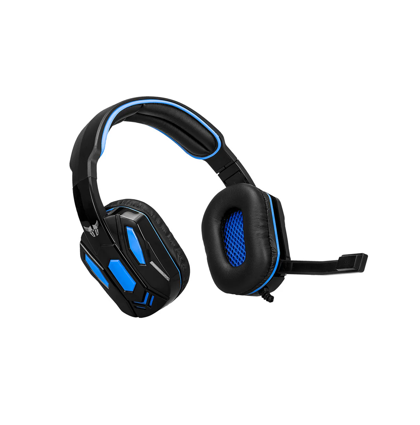 Auriculares Gaming combat USB negro y azul ARG-HS-2845BK Marca: Argom