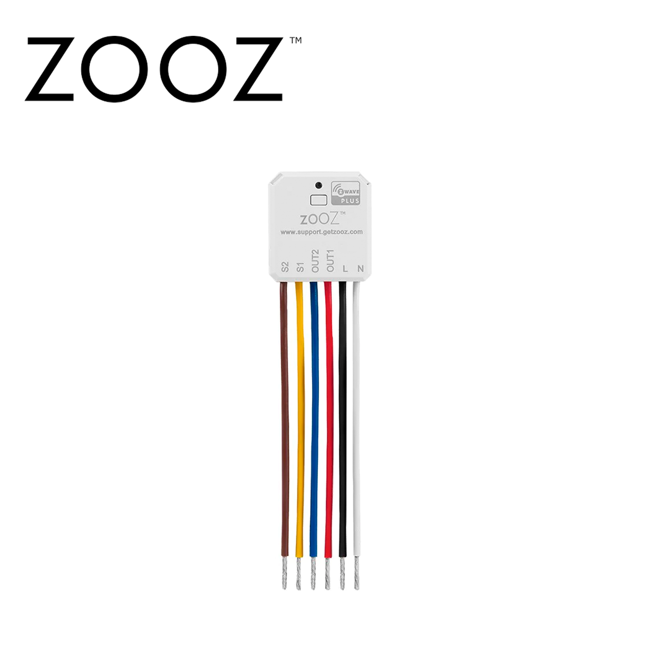 Microcontrolador doble relay Z- Wave Plus 700 ZEN52 Marca: Zooz