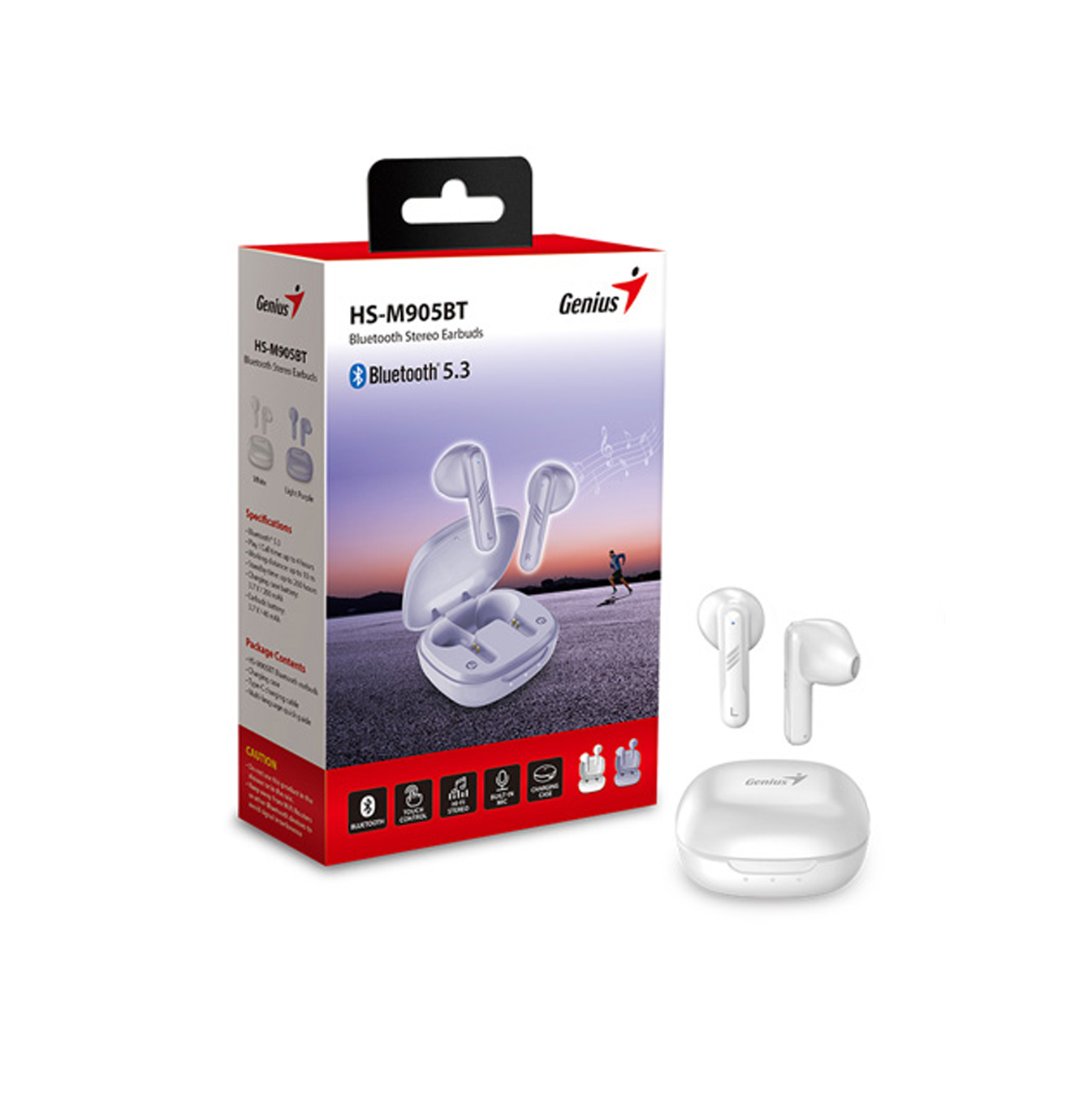 Auricular HS-M905BT blanco 31710025400 Marca: Genius