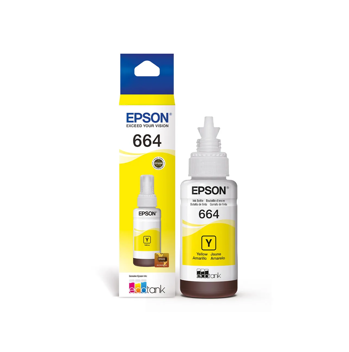 Botella de tinta T664420 amarillo Marca: EPSON