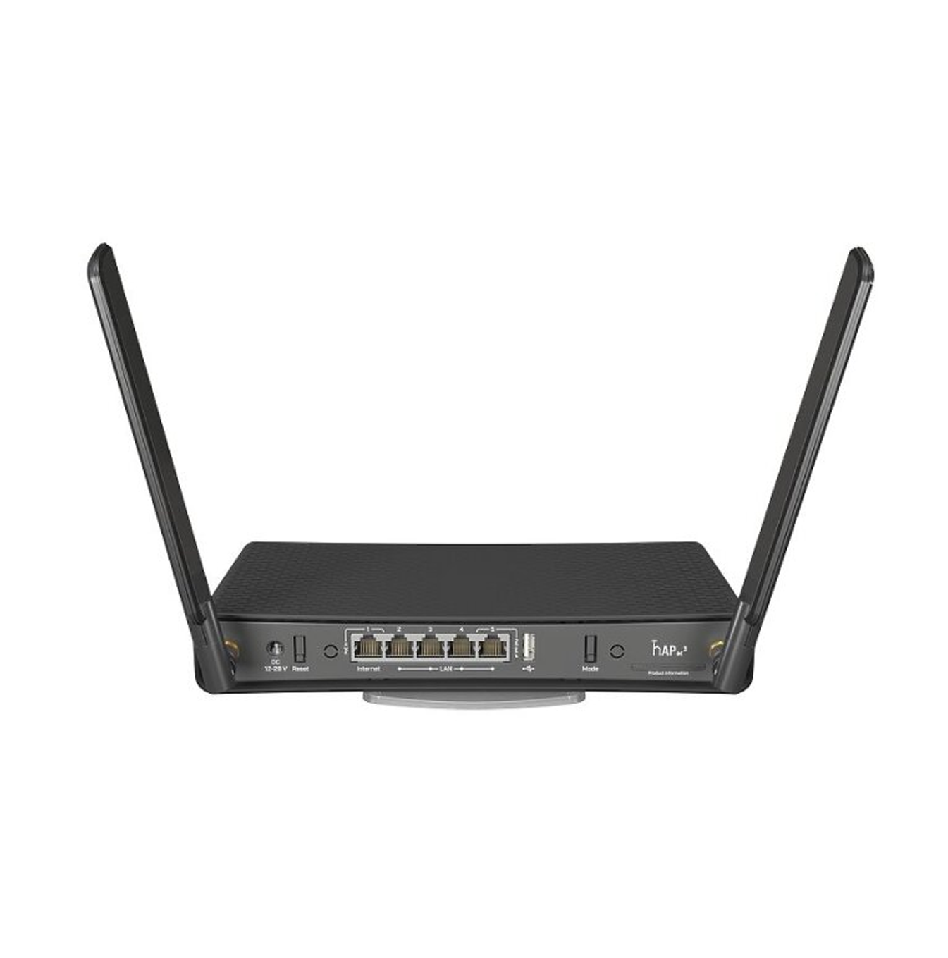 Router inalámbrico de doble banda con 5 puertos Gigabit Ethernet Marca: Mikrotik