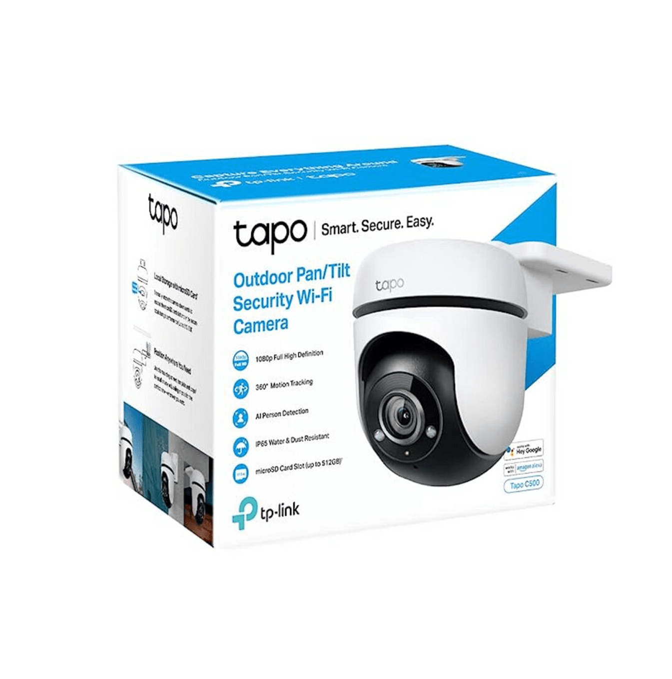 Cámara de seguridad para exterior rotación 360° Tapo C500 Marca: TP-Link