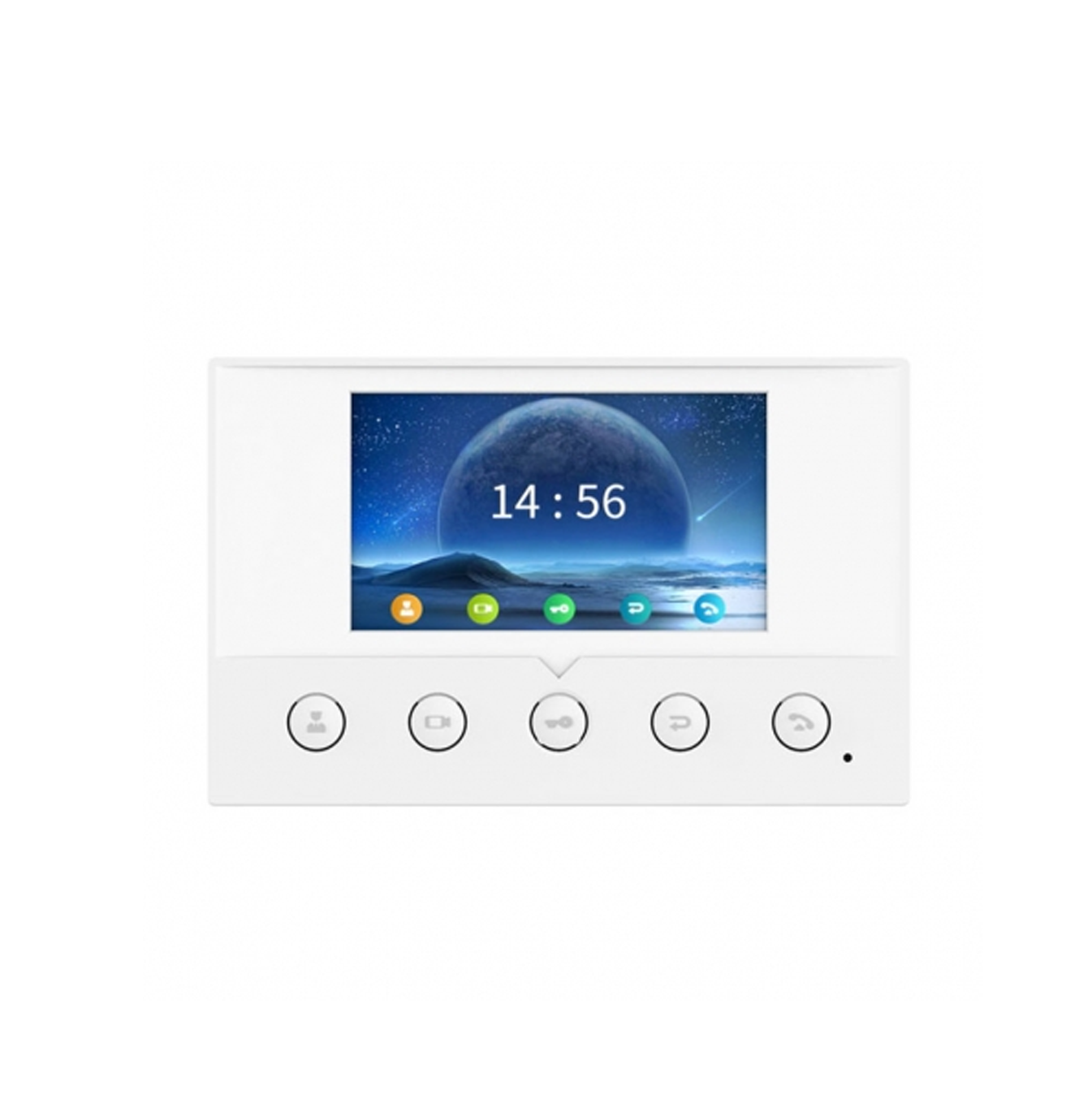 Monitor IP/SIP para interior, Wi-Fi, pantalla a color de 4.3", audio de 2 vías, PoE, 8 interfaces de entrada de alarma i51W Marca:Fanvil