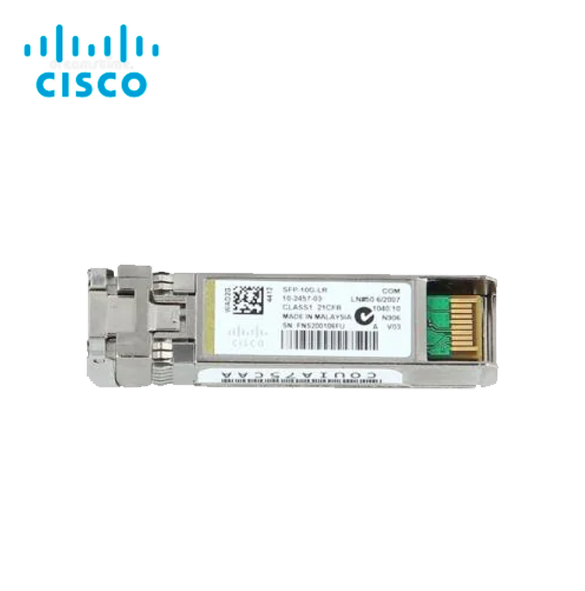 Módulo transceptor óptico de red Ethernet SFP+10GBASE-LR Marca: Cisco