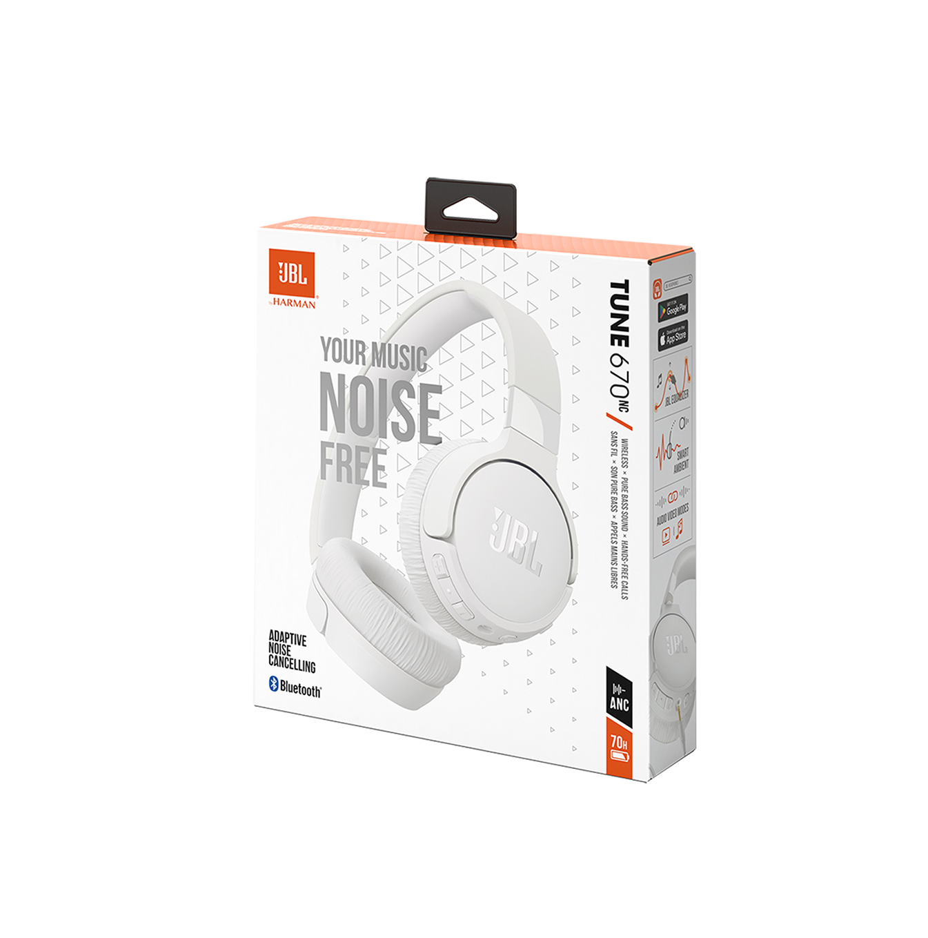 Auriculares Tune 670NC color blanco JBLT670NCWHTAM Marca: JBL