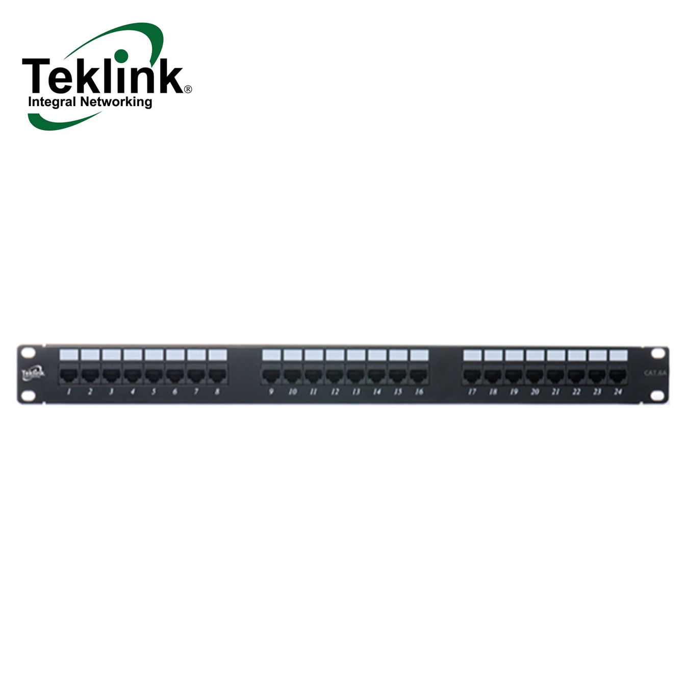 Panel CAT6A 24 puertos 1U UL Marca: Teklink