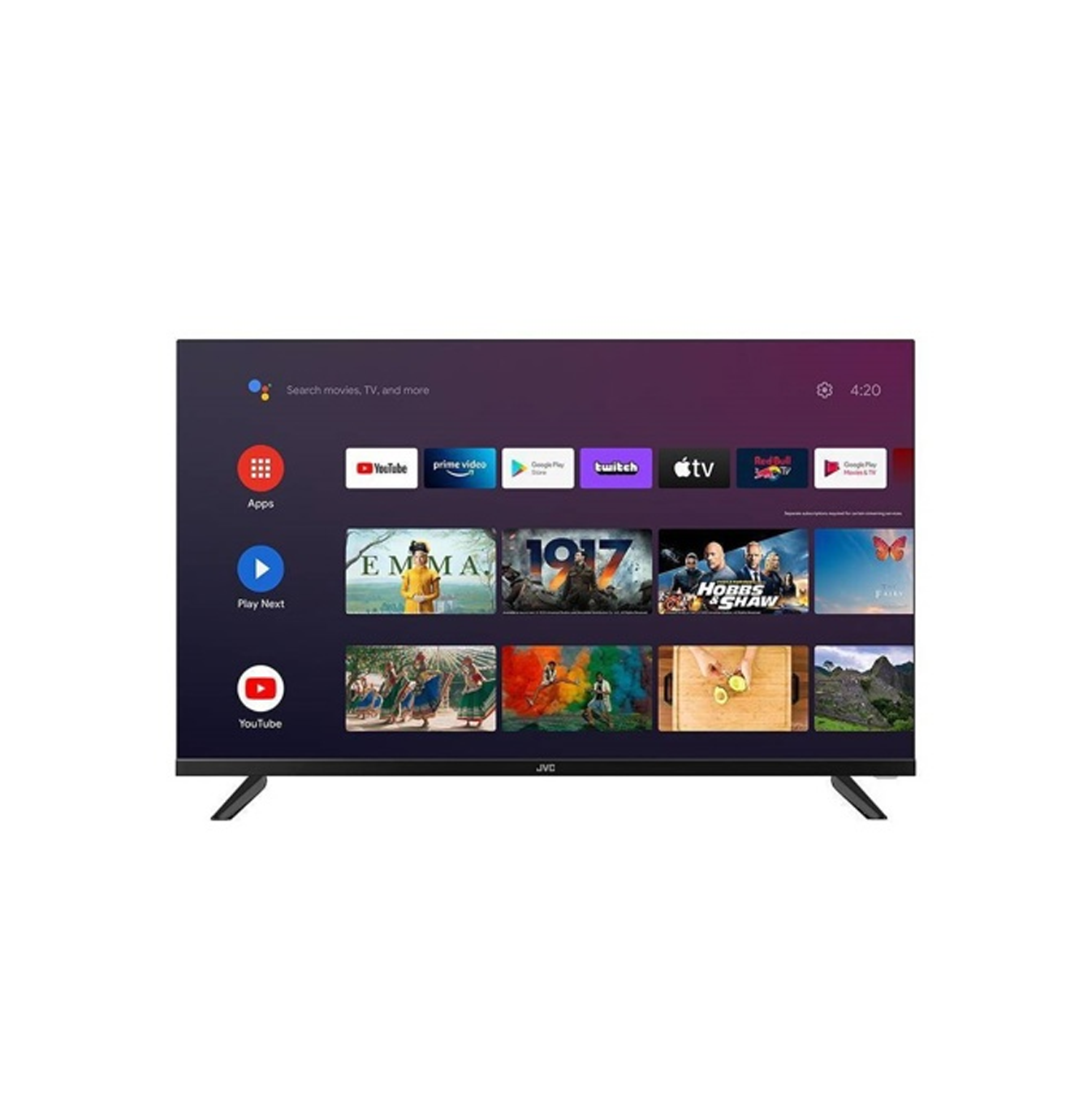 Pantalla TV de 32" hd chromecast bluetooh LT-32KB138 Marca: JVC