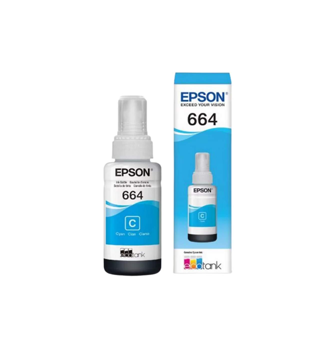 Botella de tinta T664220 CYAN Marca: EPSON