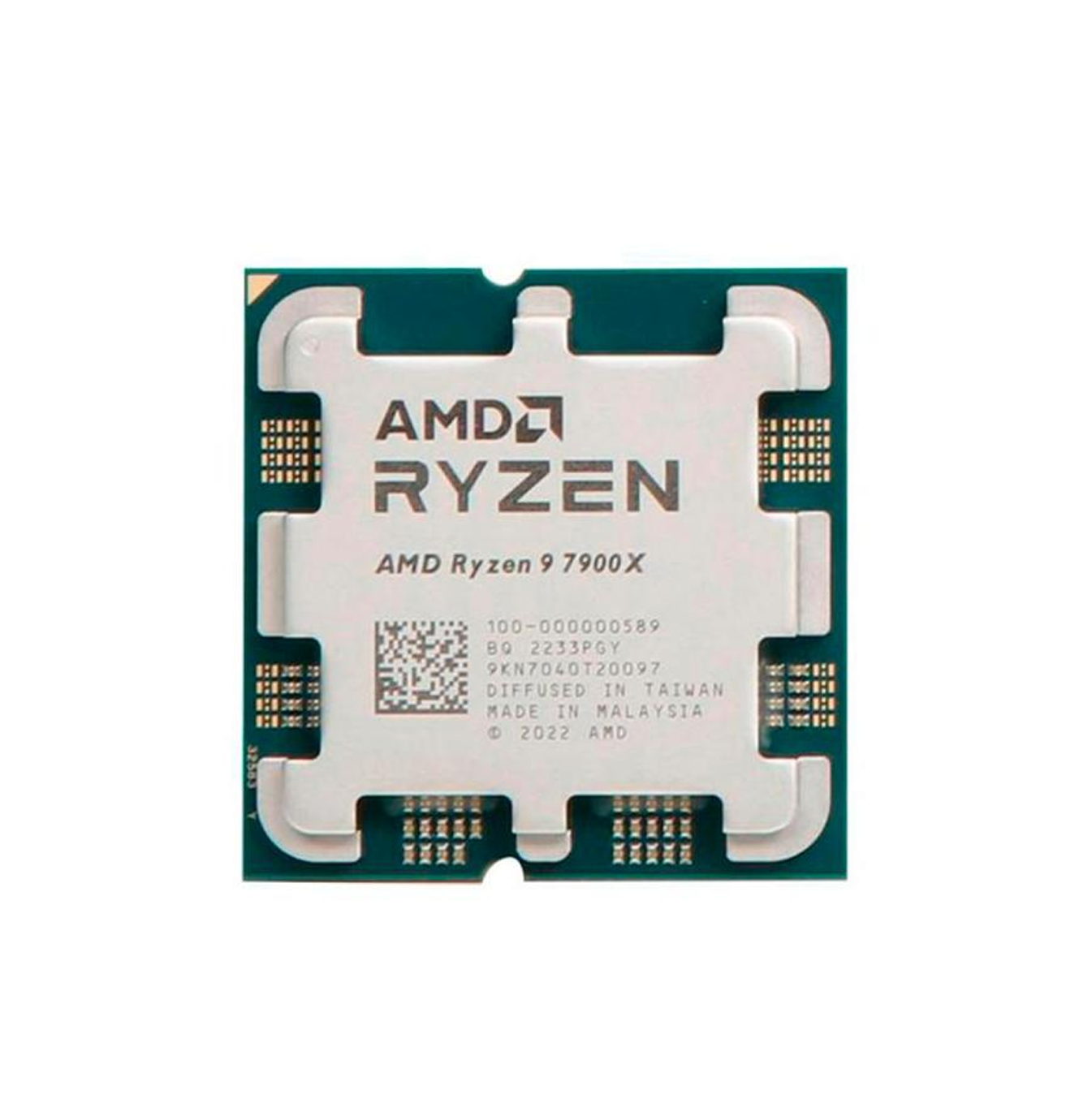 Procesador RYZEN 9 7900X 7TH 4.7 GHZ 12N AM5 100-100000589WOF Marca: AMD