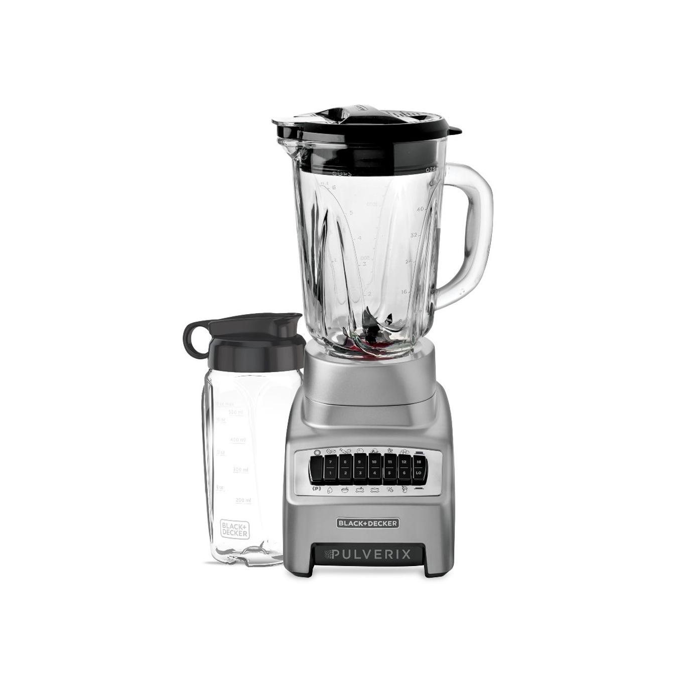 Licuadora pulverix 12 veloc 700w plata +vaso personal BL1140MS Marca: Black + decker