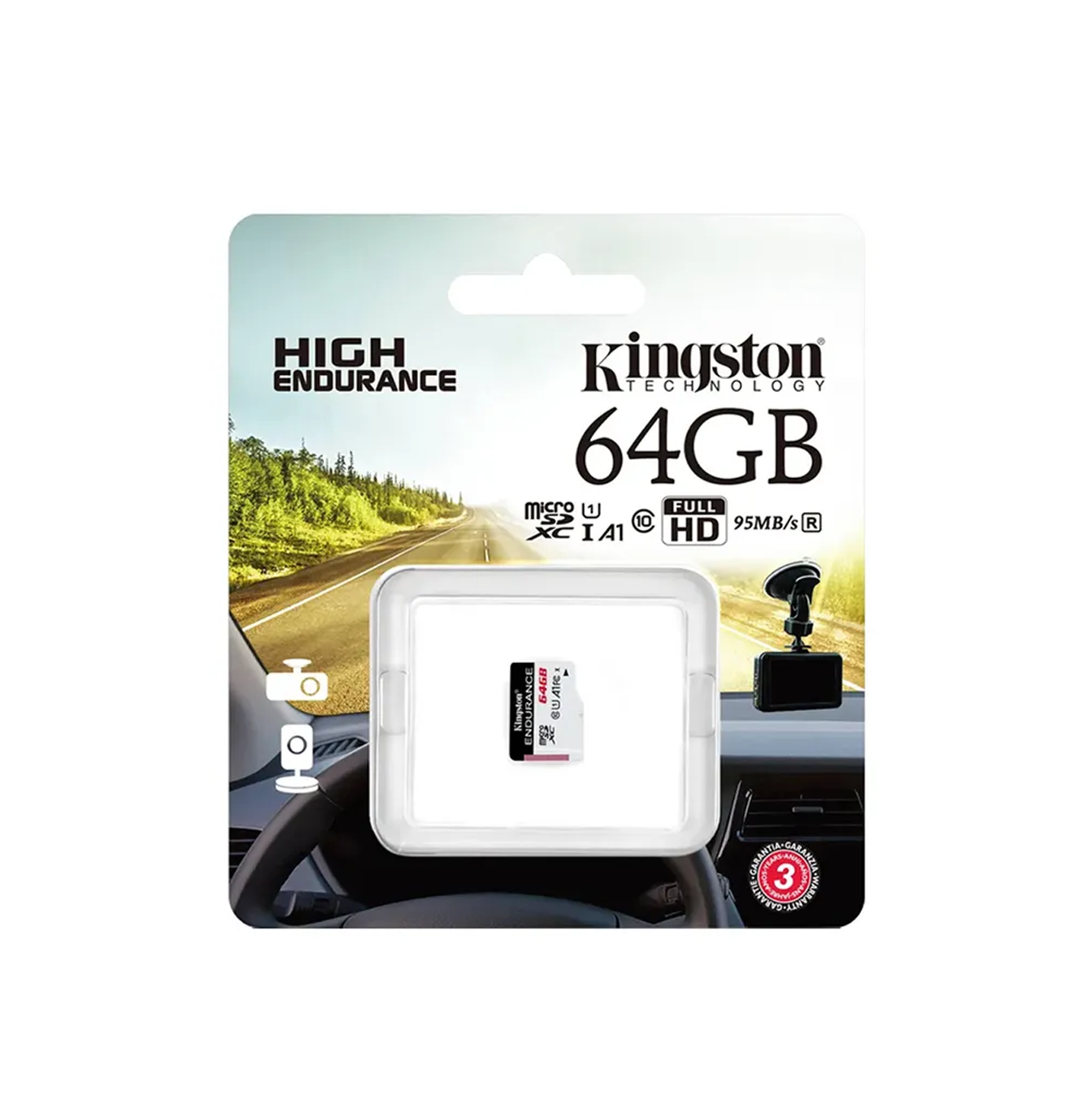 Memoria Micro SD 64GB endurance C10 SDCE/64GB Marca: Kingston