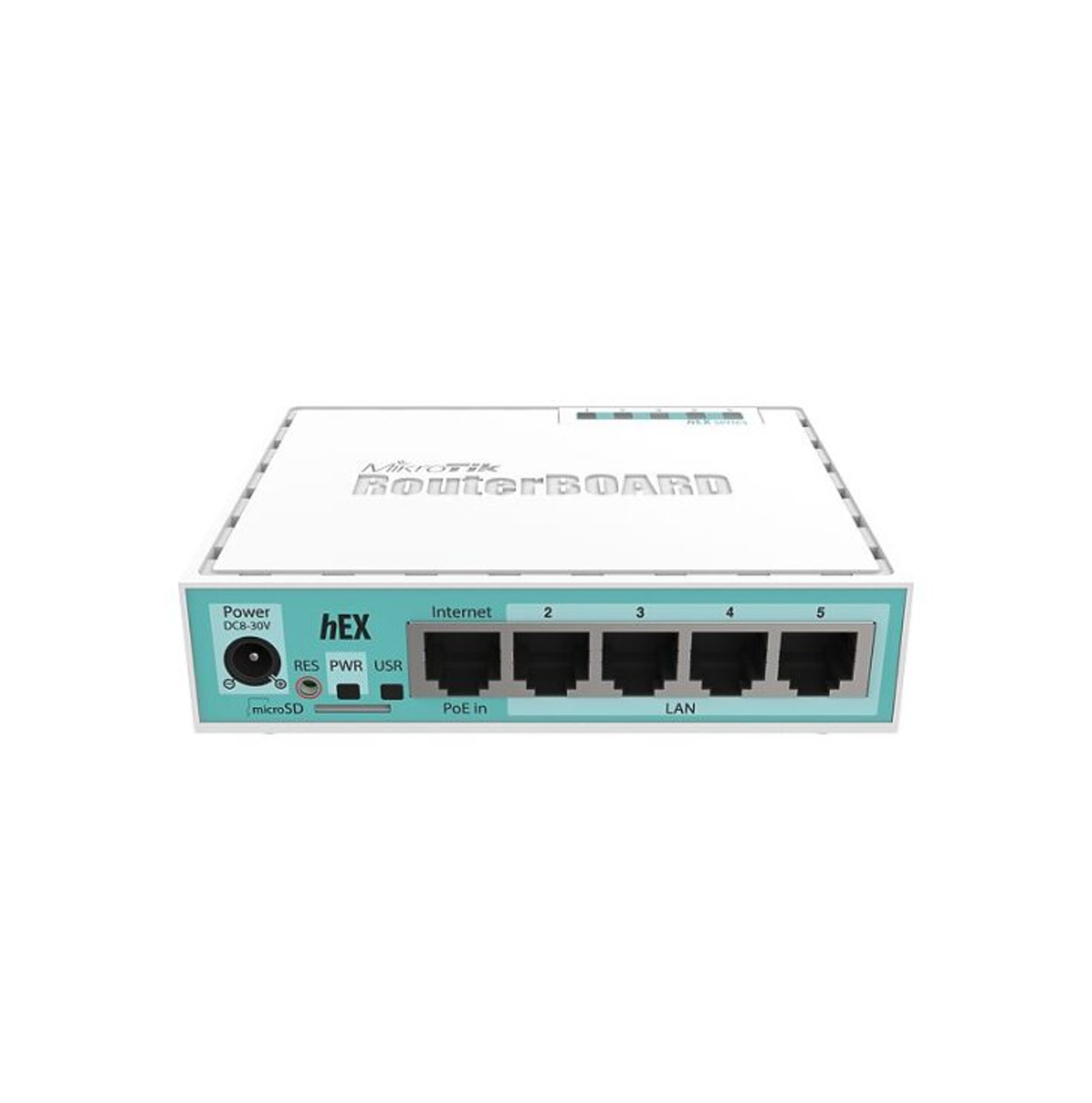 Router Board de 5 Puertos Gigabit Ethernet 1 Puerto USB y versión 3 Marca: Mikrotik