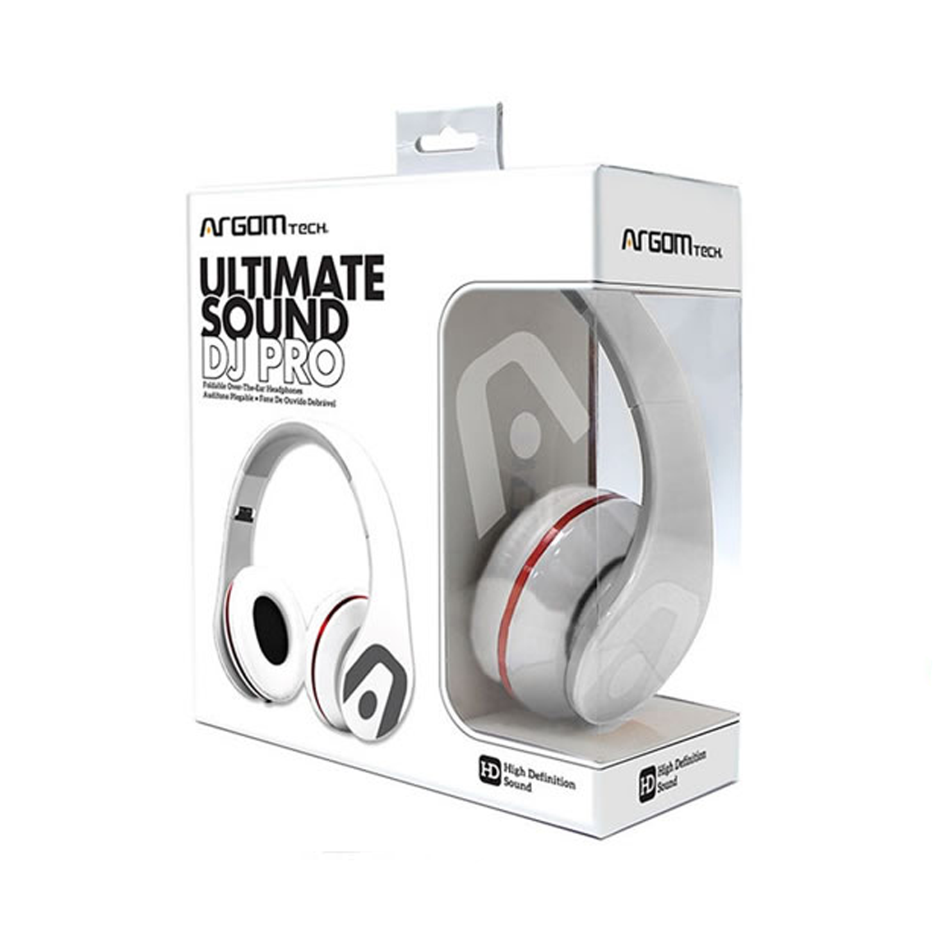 Auriculares para DJ PRO blanco ARG-HS-2441WT Marca: Argom