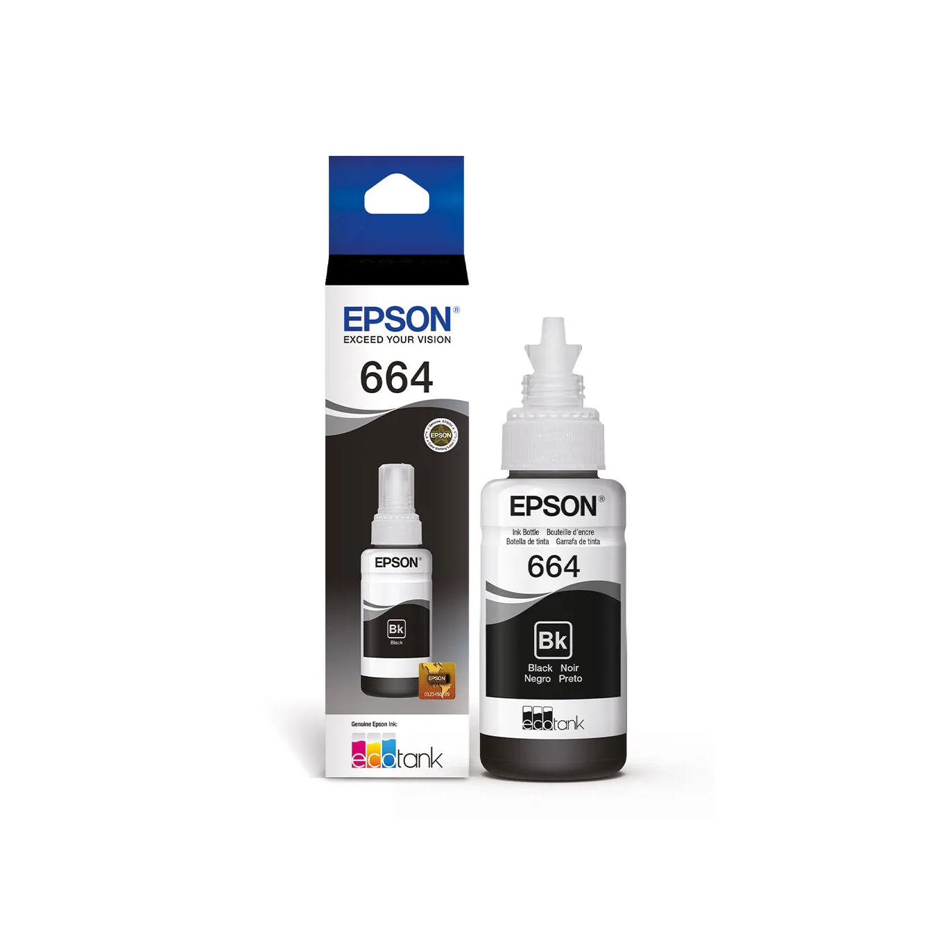 Botella de tinta T664120 negro Marca: EPSON