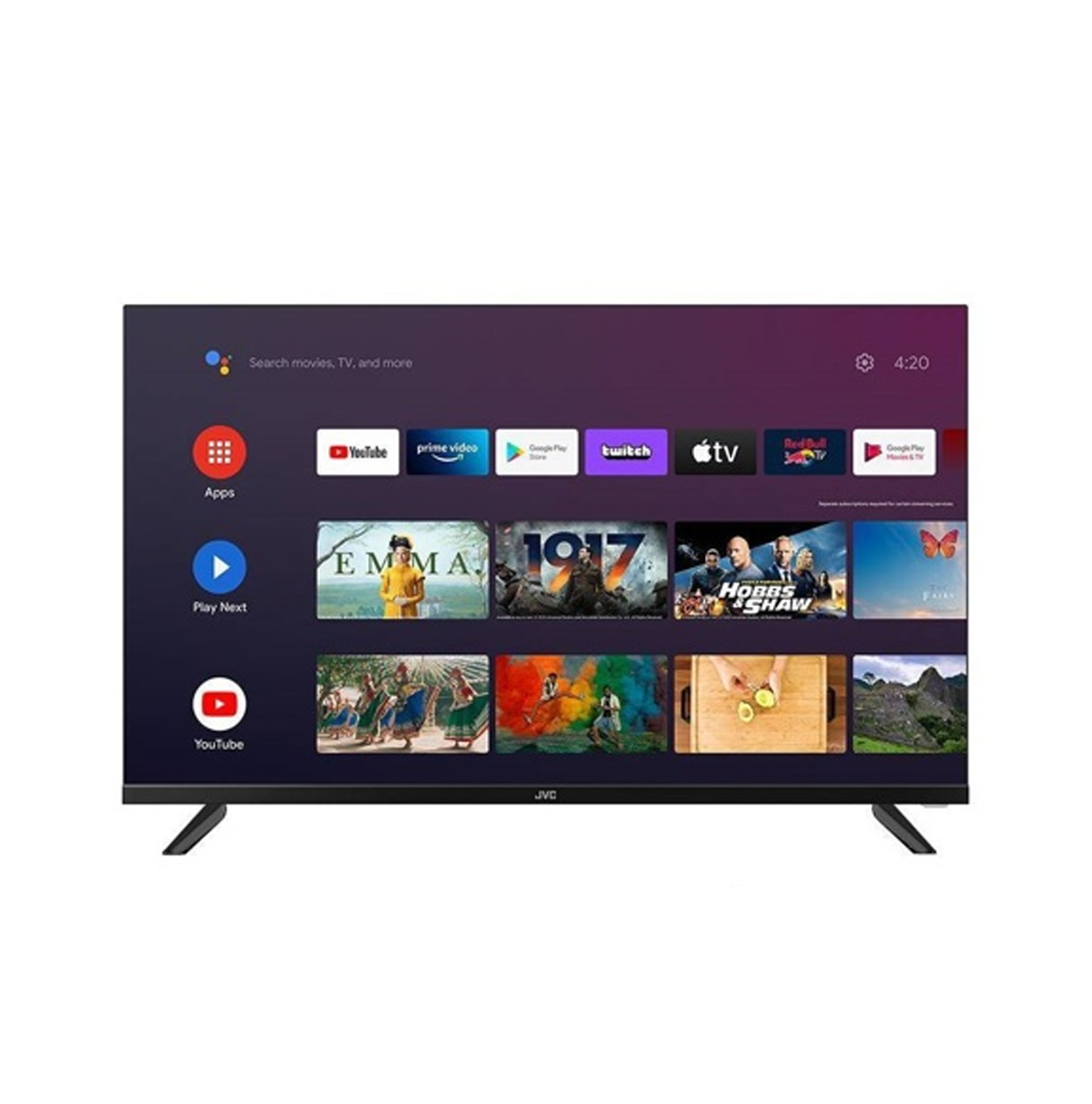 Pantalla TV Smart de 50" resolucion 4K google tv os-LT-50KB538 Marca: JVC