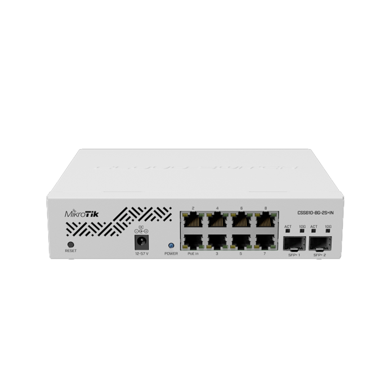 Switch Smart con SwitchOS 8 puertos Gigabit 2 puertos Marca: Mikrotik