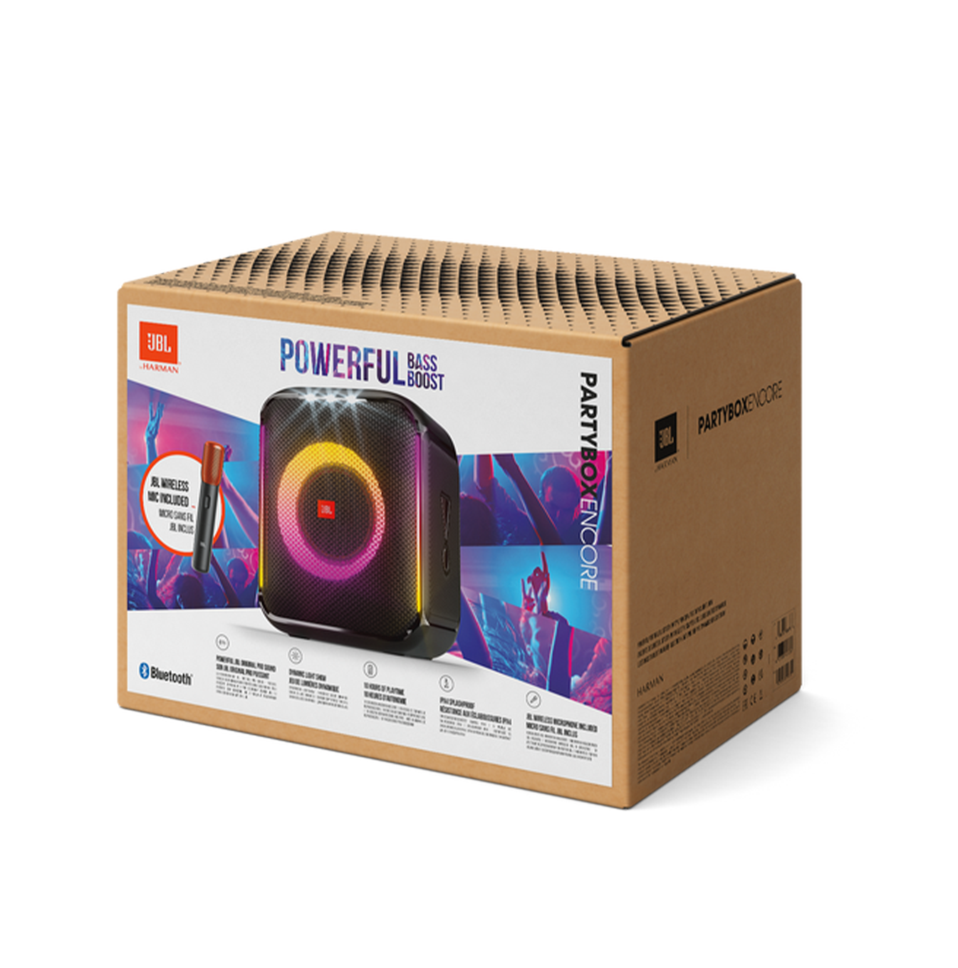 Parlante Partybox encore con micrófono JBLPBENCORE2MICAM Marca: JBL