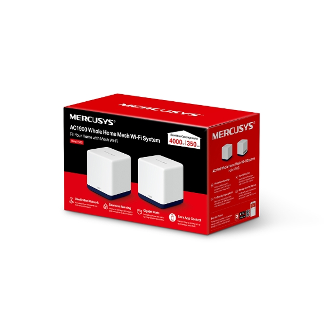 Router Mercusys sistema AC1900 Mesh Wi-Fi-Halo H50G (2 Pack) Marca: TP-Link