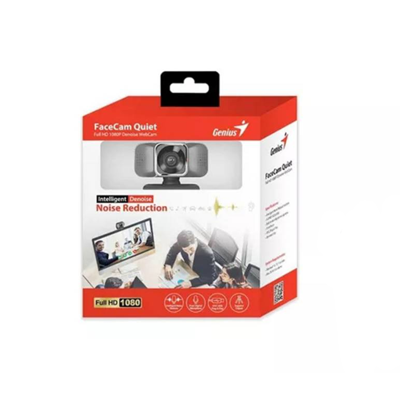 Cámara web facecam Quiet Iron grey 32200005400 Marca: Genius