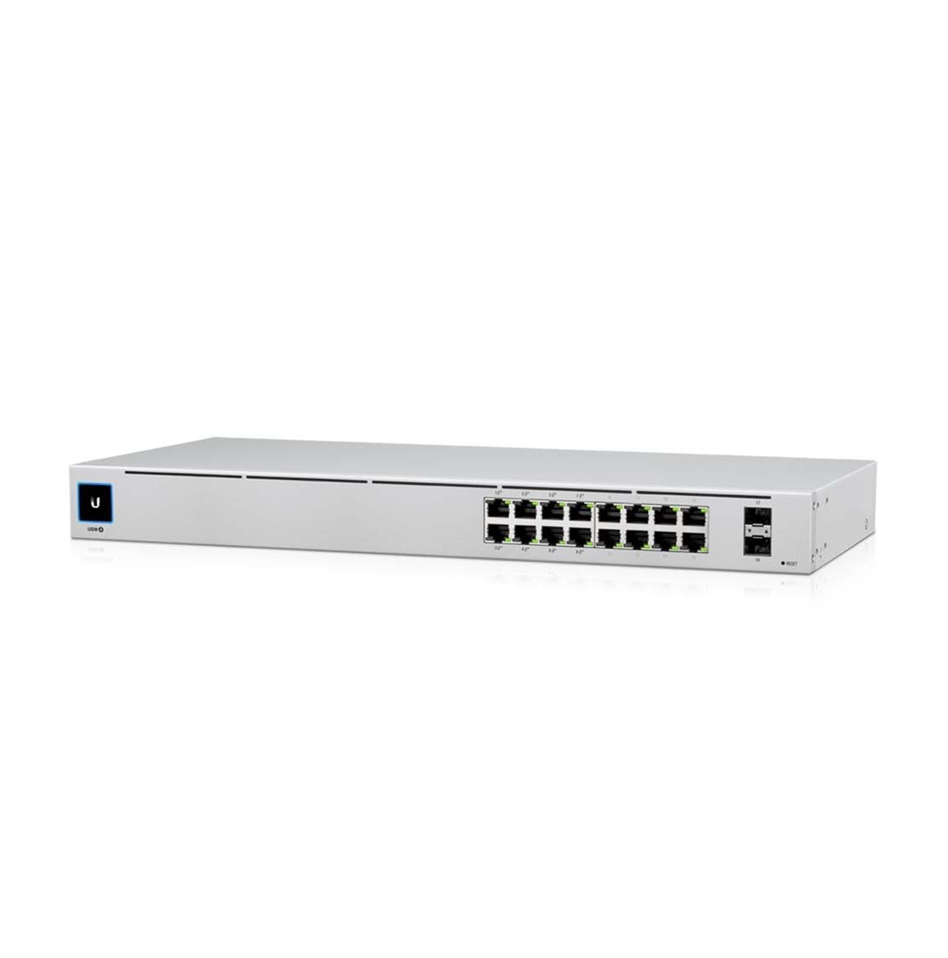 Switch 8 puertos PoE 802.3af/at + 8 puertos Gigabit USW-16-POE Marca: Ubiquiti