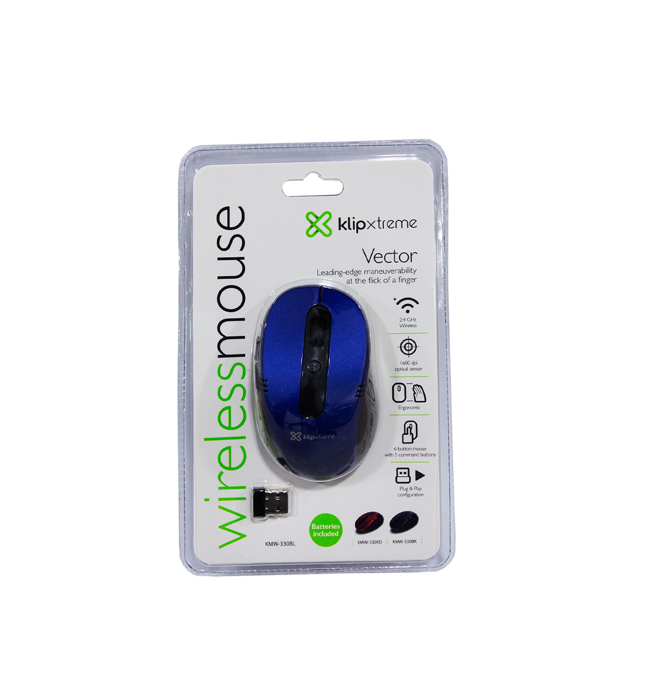 Mouse inalámbrico ergonómico KMW-330 Marca: Klip Xtreme