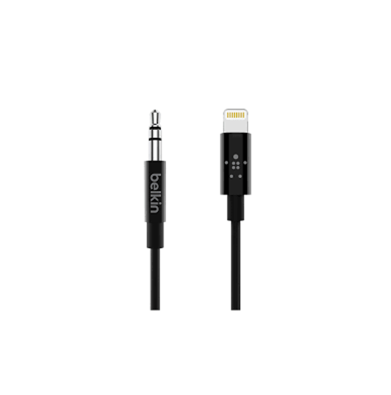 Cable de Lightning a conector de auriculares / Lightning macho a mini-phone stereo 3.5 mm macho Marca: Belkin