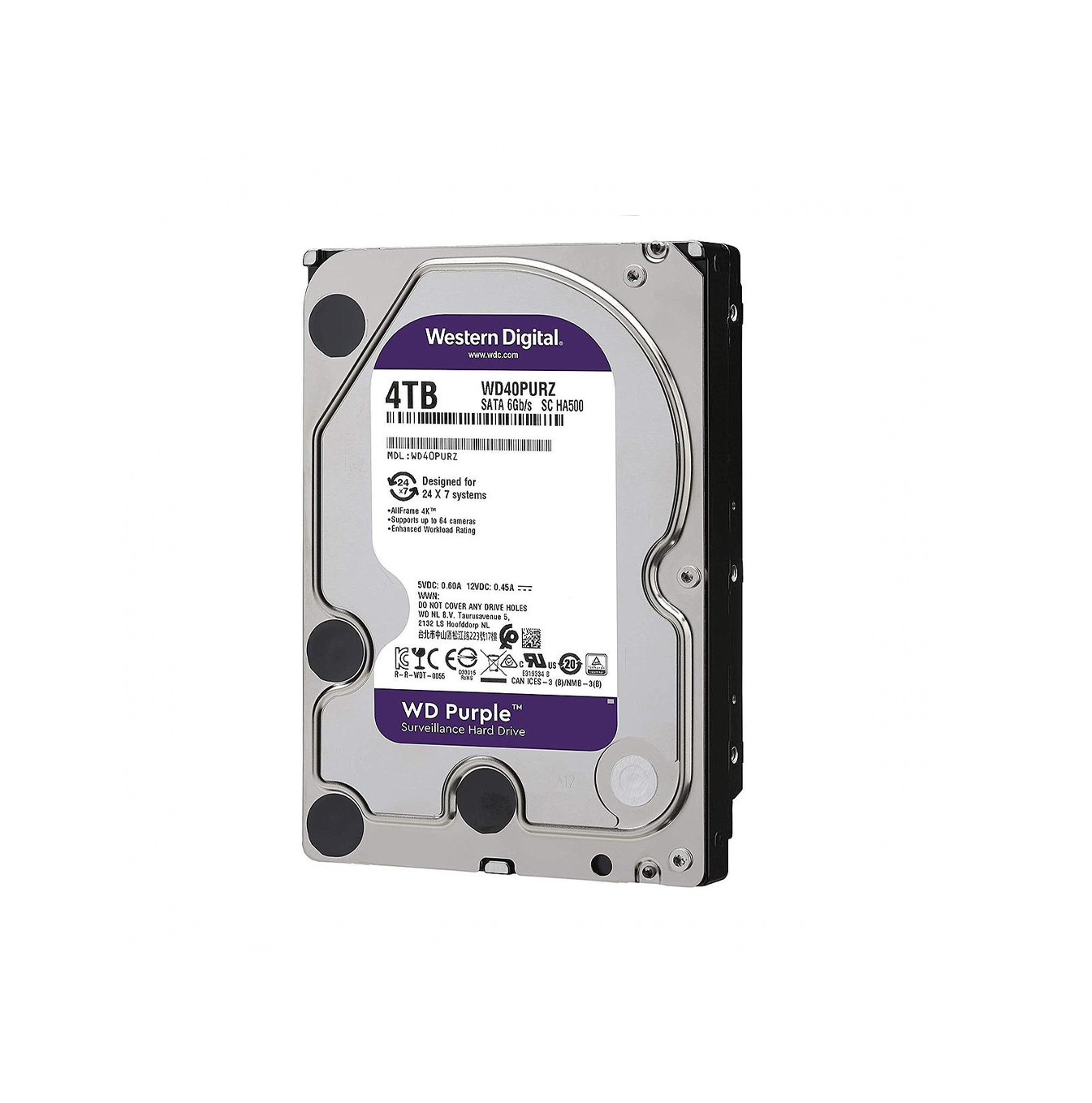 Disco duro interno de 4TB Purple WD43PURZ Marca: Western Digital