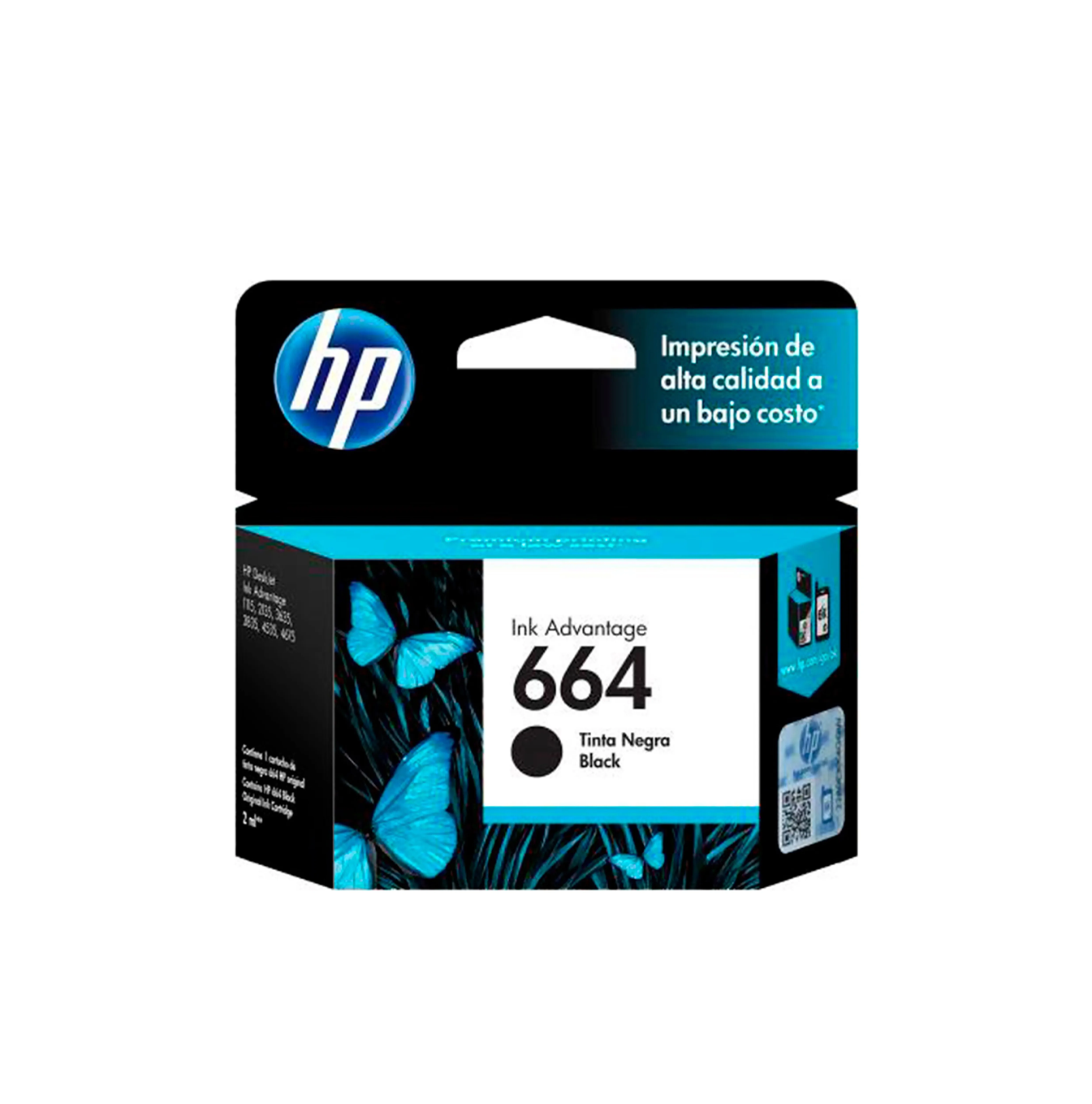 Tinta #664 negro 6V29AI Marca: HP