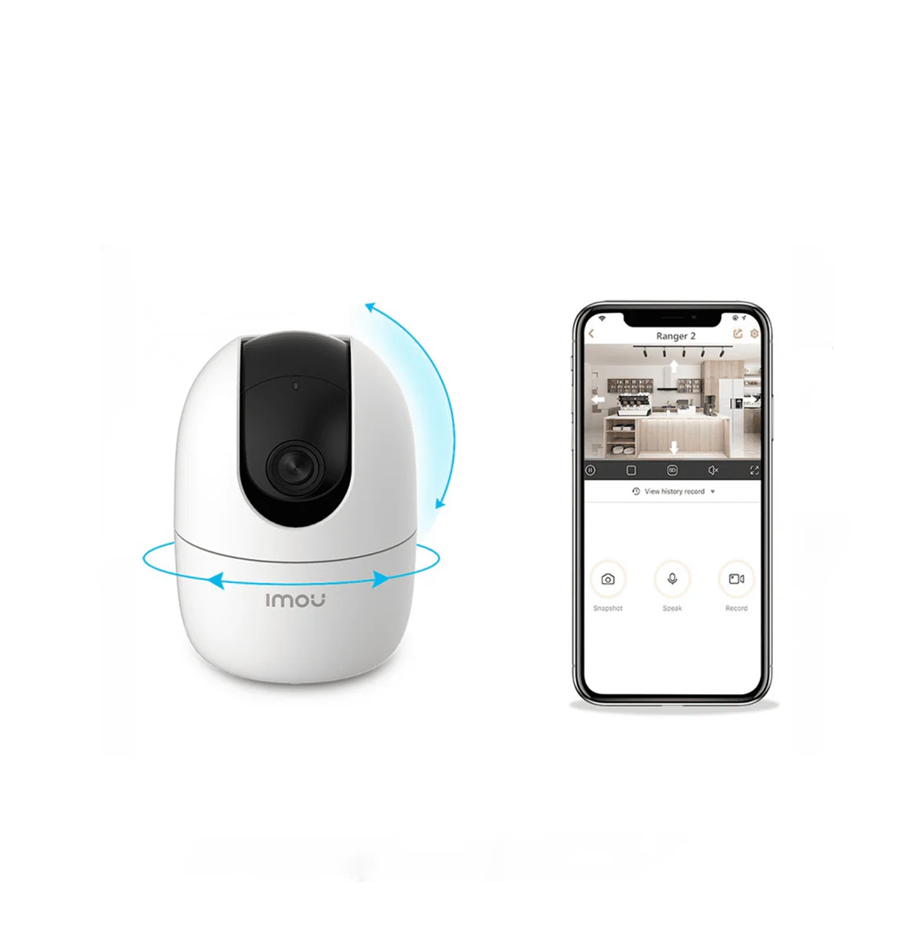 Cámara domo Wi-Fi Ranger 2 de 2MP robotica IPCA22ENG Marca: Imou By Dahua