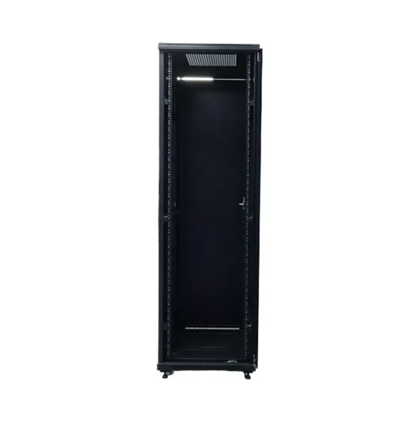 Gabinete cerrado de piso redes/cómputo 42U puerta de vidrio Marca: Teklink