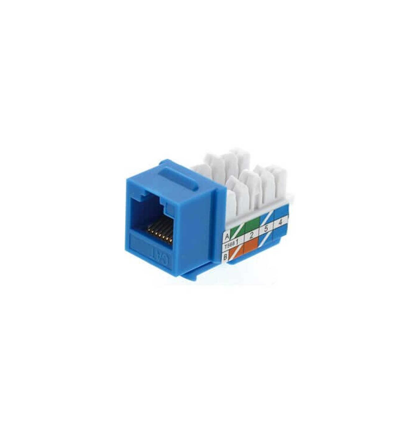 RJ45 hembra Cat5e azul MKE-01B Marca: Cablix