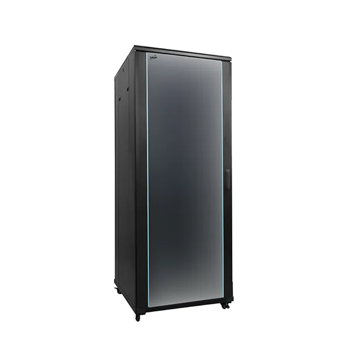 Gabinete cerrado de piso redes/cómputo 42U puerta de vidrio Marca: Teklink