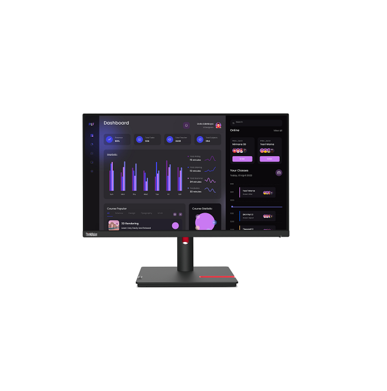 Monitor ThinkVision 23.8" Marca: Lenovo