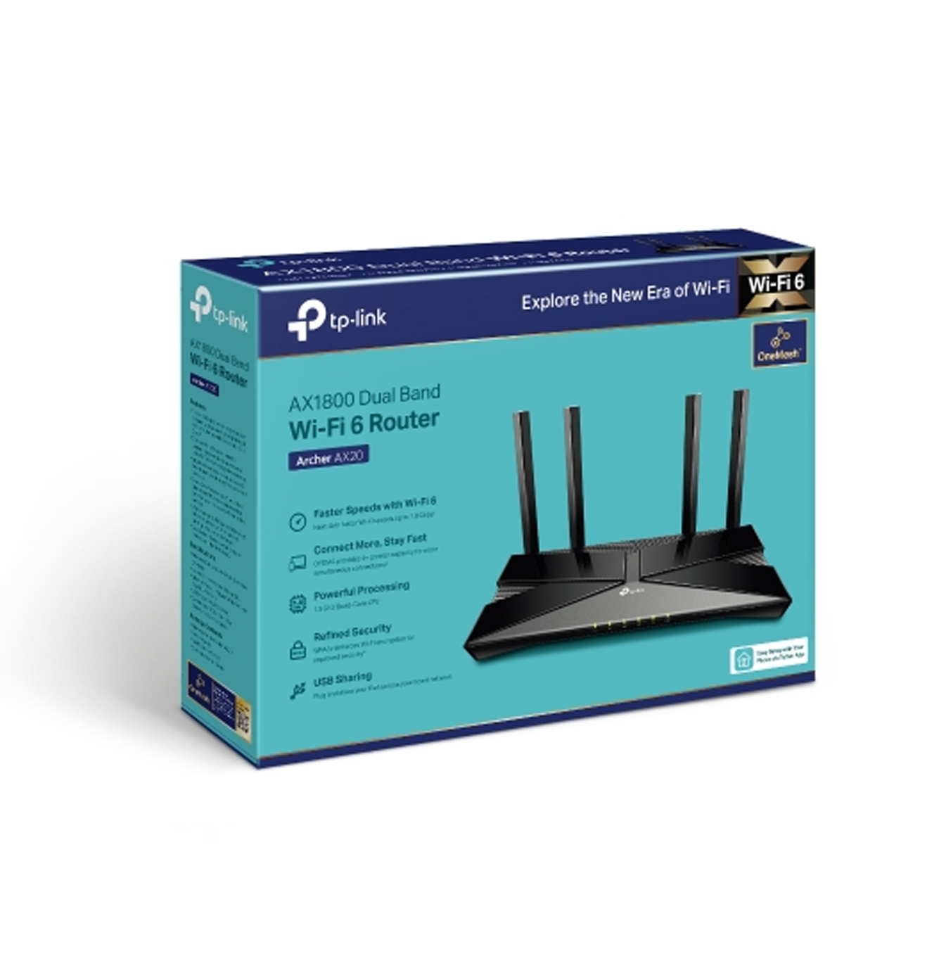 Router AX1800 GIGABIT Wi-Fi ARCHER AX20 Marca: TP-Link