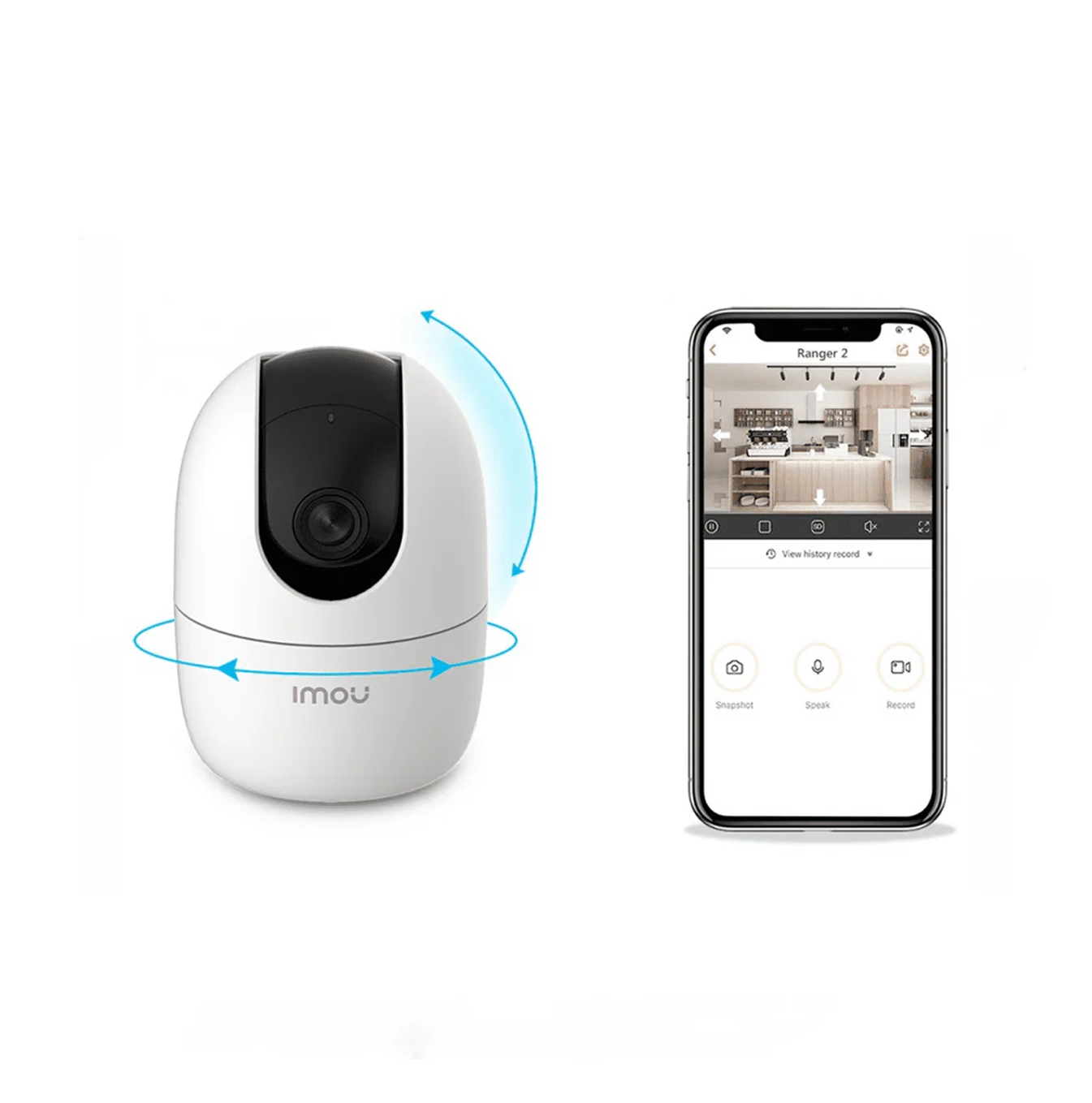 Cámara domo Wi-Fi Ranger 2 de 3MP robótica IPC-A32EN-L Marca: Imou By Dahua