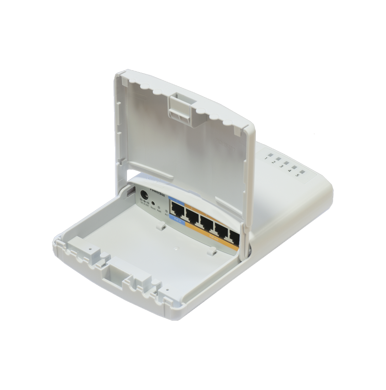 Router con 5 puertos LAN para exteriores RB750PPBR2 Marca: Mikrotik