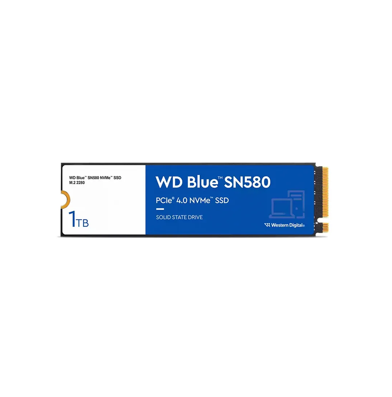 HD interno 1TB M.2 solido M2 SN580 azul WD WDS100T3B0E Marca: Western Digital