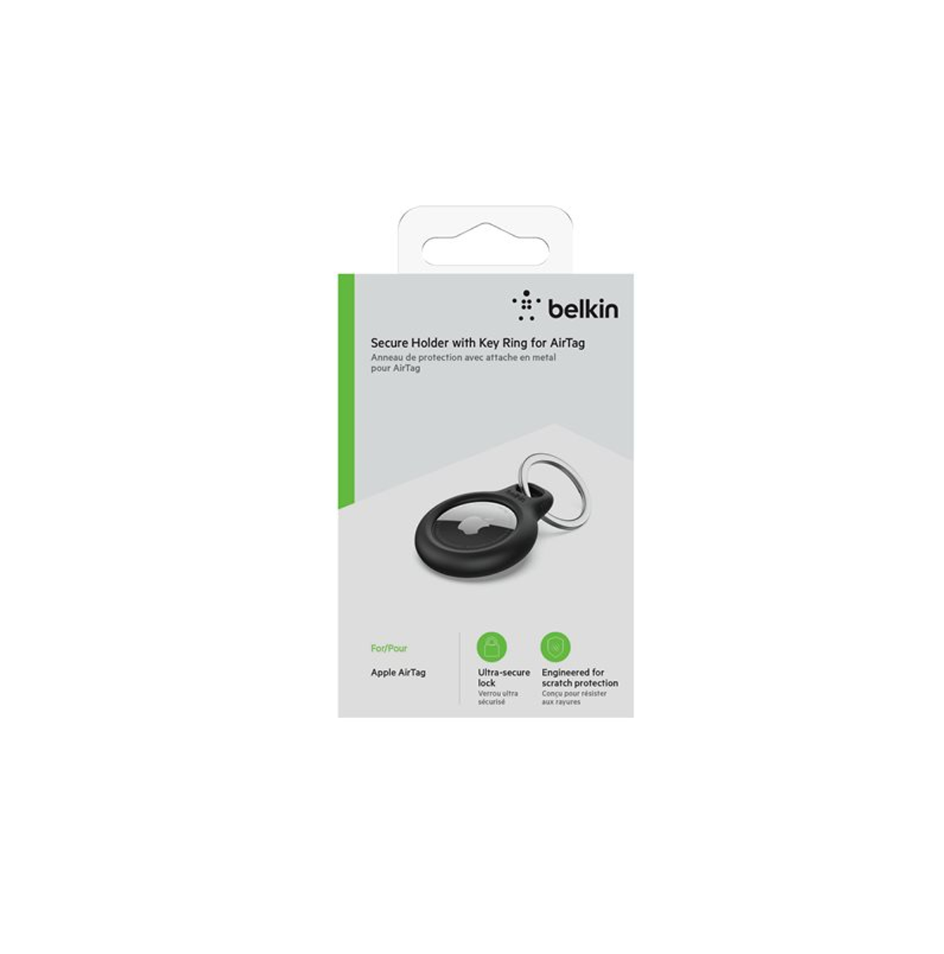 Belkin Soporte de seguridad para etiqueta Bluetooth antipérdida negro F8W973btBLK Marca:Belkin