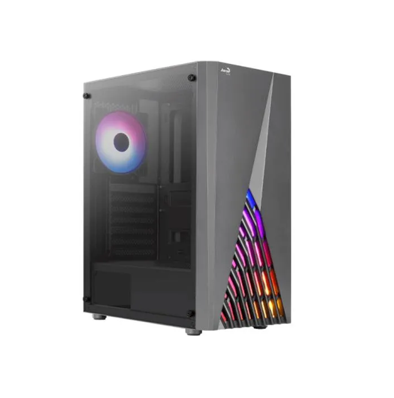 Case gamer vidrio templado RGB DELTA-GBK-V2 ACCM-PV45043.11 Marca: Aerocool