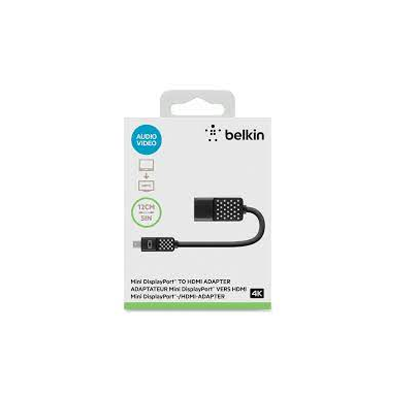 Adaptador de vídeo - Mini DisplayPort macho a HDMI hembra Marca: Belkin