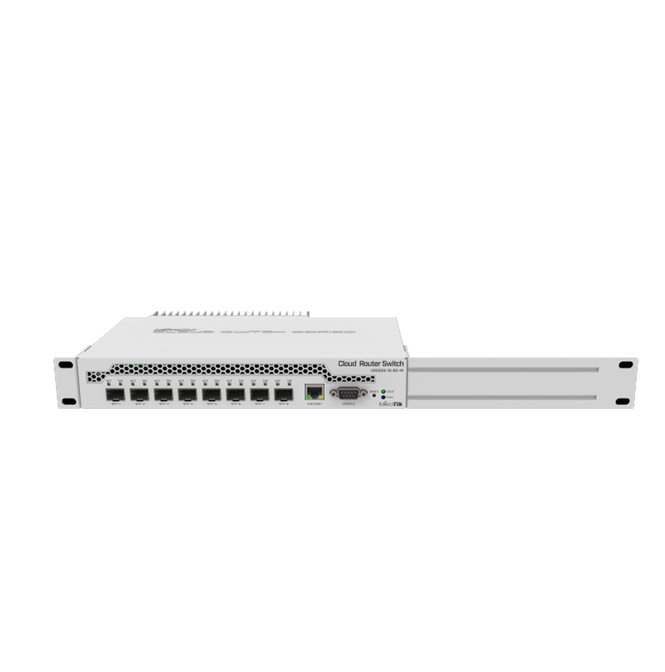 Router Switch 1 Puerto Giga y 8 puertos SFP+  CRS309-1G-8S+IN Marca: Mikrotik