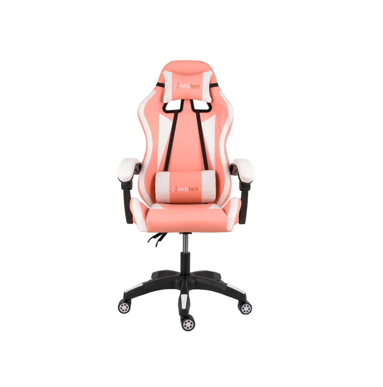 Silla Gaming max color rosado / blanco Marca: Nenotech