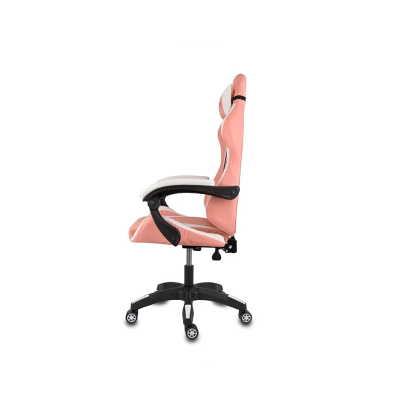 Silla Gaming max color rosado / blanco Marca: Nenotech