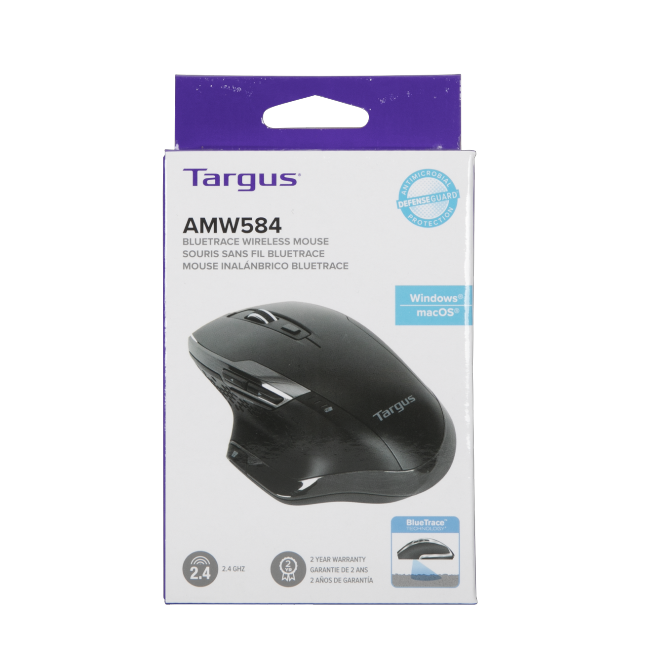 Mouse bluetrace inalámbrico antimicrobiano AMW584GL Marca: Targus