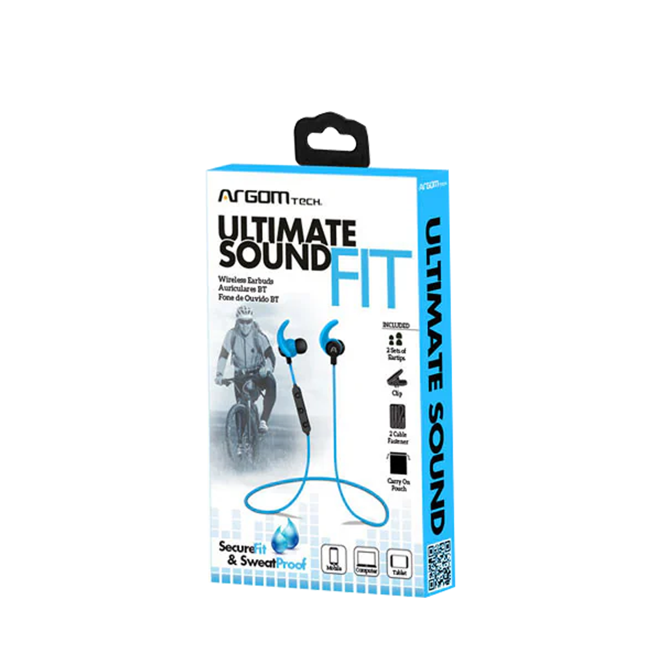 Auricular ultimate sound Fit BT azul ARG-HS-2038BL Marca: Argom