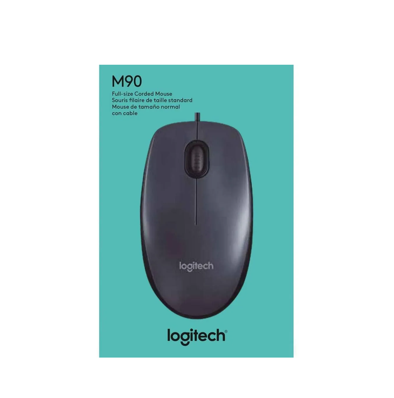 Mouse cableado diestro y zurdo M90 Marca: Logitech