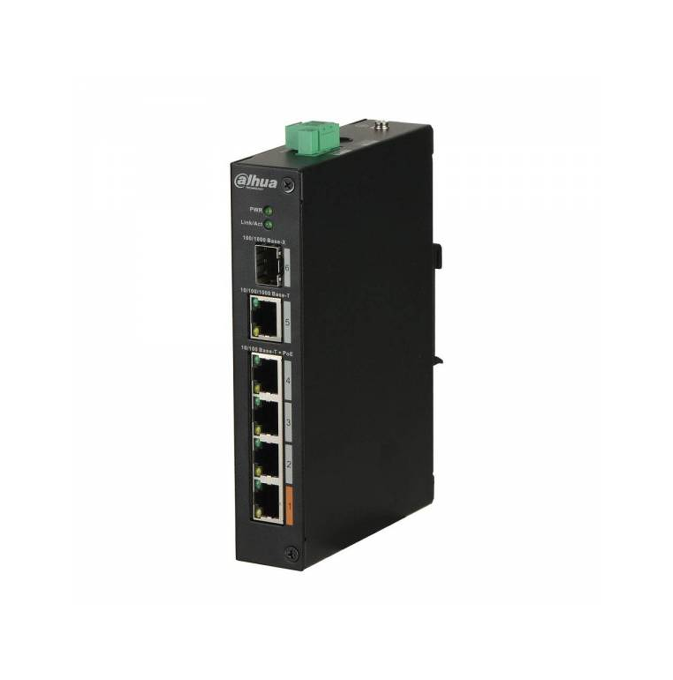 Switch POE L2 de 4 puertos industrial 10/100 1 GIGA PFS3106-4P-60 Marca Dahua