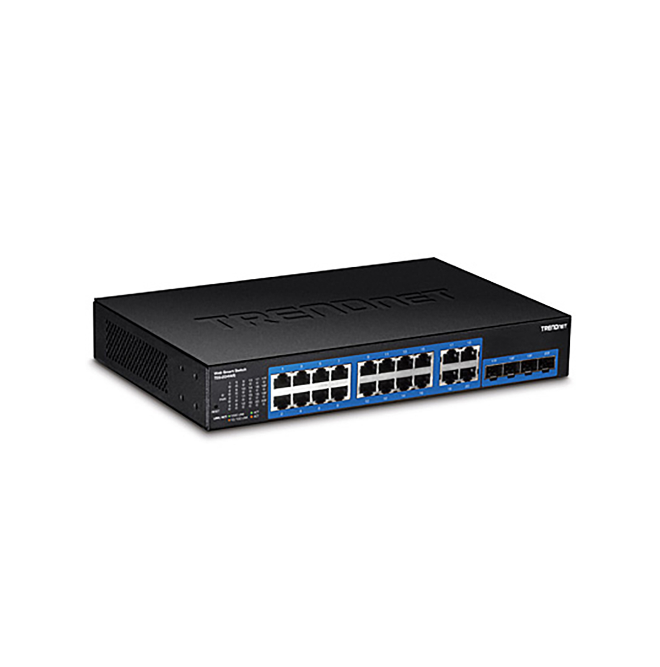 Switch de 16 puertos Gigabit 4 puertos Gigabit compartidos TEG204WSA Marca: TRENDnet