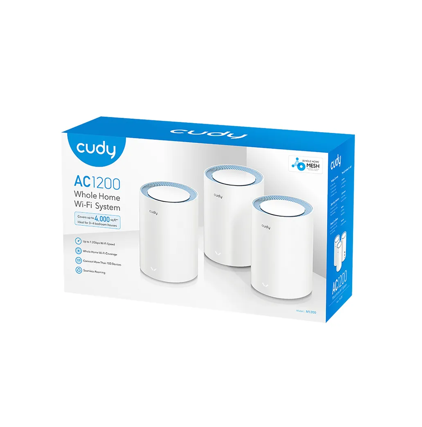 Router M1200 (3 PACK) AC1200 Wi-Fi mesh repeater solution 3PACK Marca: CUDY