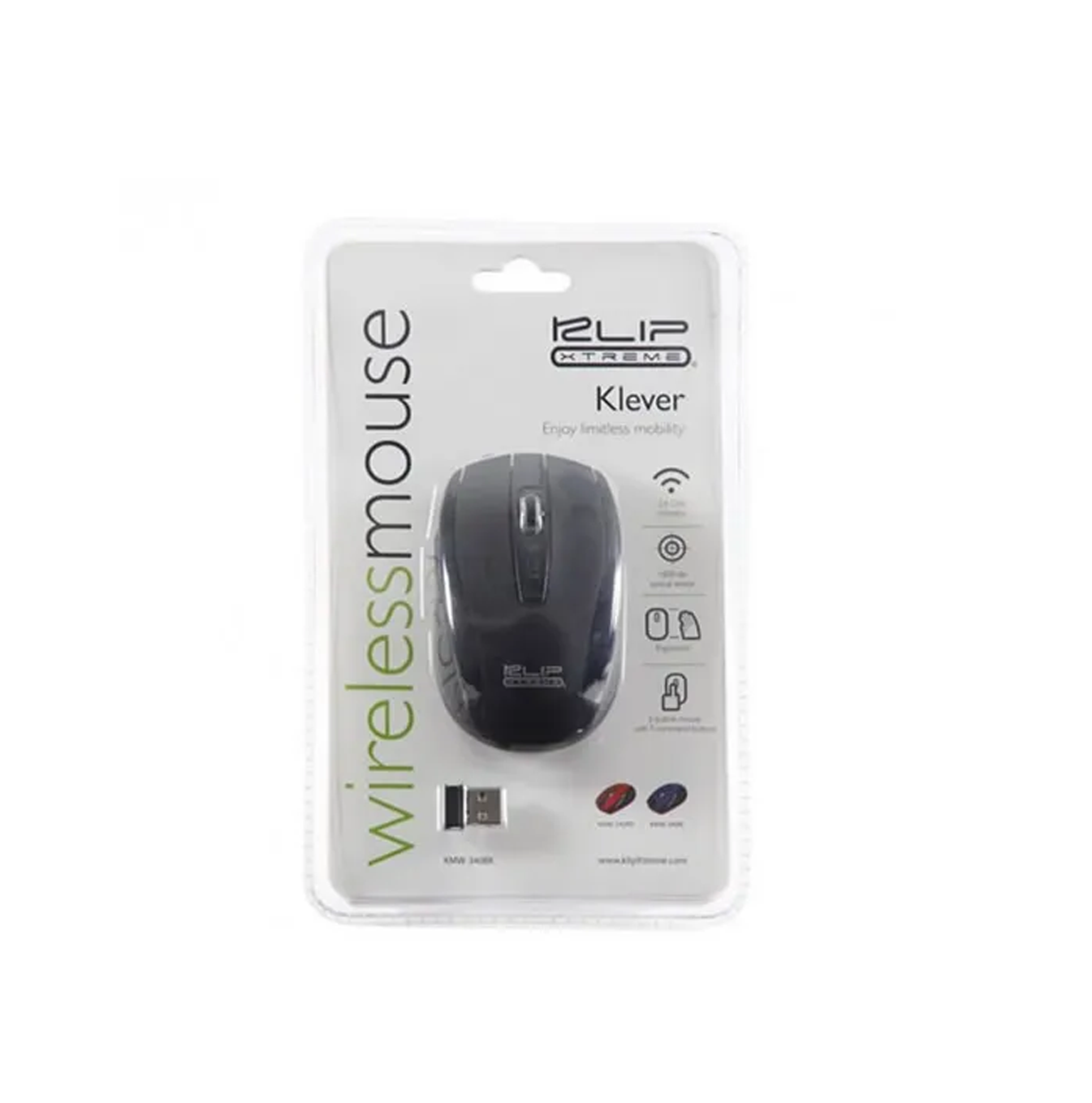 Mouse inalámbrico óptico KMW-340 Marca: Klip Xtreme